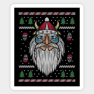 Viking Ugly Christmas Sweater Magnet